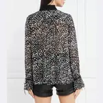 Блузка стандартного кроя The Kooples, черный - фото 3