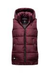 Стеганый жилет Заринаа MARIKOO, цвет Wine - фото