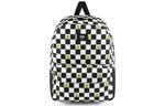 Vans SpongeBob, Collaboration Polyester Backpack Regular Unisex Black White Checkerboard - фото