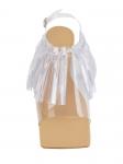 Виниловые сандалии Charlie с бахромой A.W.A.K.E. Mode, белый - фото 4