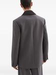 Пиджак со съемным воротником Jil Sander, серый - фото 3