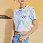 MLB Бейс лого кроп топ женский белый - фото 6