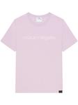 Courrèges футболка с логотипом, розовый - фото