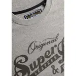 Футболка Superdry Leather & Boot Co Script, серый - фото 5