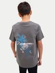Футболка обычного кроя Hawaii 12269831 Jack&Jones Junior, серый - фото 4