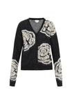 Кардиган usha Cardigan, Black Beige/Black - фото 5