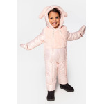 Комбинезон для новорожденного из крокодиловой кожи ZC3156206OGN OUTERWEAR GIRL NEWBORN Coccodrillo, розовый - фото