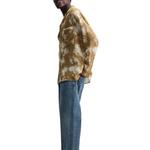 ZARA Рубашка мужская Camel/White - фото 7