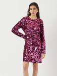 Платье YAS YASROCOCO SEQUIN DRESS, Port Royale/Multi-Coloured - фото