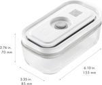Zwilling Fresh & Save: 4 небольших стеклянных вакуумных контейнера для хранения продуктов с герметичными крышками - фото 3