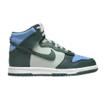 Кроссовки Nike Dunk High GS, Deep Jungle University Blue - фото