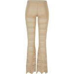 Леггинсы Urban Classics Flared Crochet High Waist, бежевый - фото 4