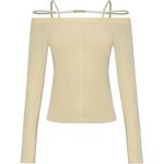 Футболка Sierra Long Sleeved Lingerie Jacquemus, Light Umber - фото 2