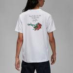 Футболка Air Jordan Flight Rose T-Shirt 'White', белый - фото 3