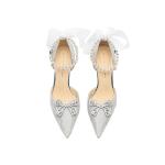 Ainer-cat Ainer cat Slim Heel High Heels 8cm Women's Silver - фото 6