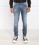 Джинсы Iceberg Slim Fit с логотипом на заднем кармане, синий - фото