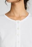 Топ GAI+LISVA IDA HENLEY TEE , White/White - фото 4