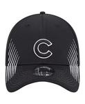 Мужская черная бейсболка Chicago Cubs Active Dash Mark 39THIRTY Flex New Era - фото 2