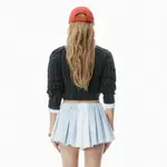 Шорты плиссе Alexander Wang, синий - фото 6