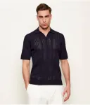 Поло Силус regular fit Van Laack, темно-синий - фото