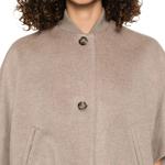 MaxMara Пальто-накидка из шерсти Max Mara, Beige - фото 5