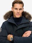Эверест парка с искусственным мехом Superdry, Eclipse Navy - фото 4