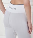 Легинсы Calvin Klein Performance облегающего кроя в рубчик, белый - фото 4