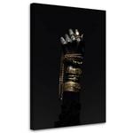 Картина арт-принт KUNSTLOFT Golden Elegance 3, черный - фото