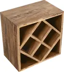 Винный шкаф для домашнего дела Home affaire 40х40х25 см, цвет Natur - фото