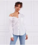 Рубашка Regular fit Blugirl, белый - фото 3