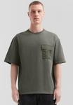 Футболка QS Basic T-shirt, Oliv/Grün/Olive - фото