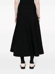 Jil Sander твиловая юбка, черный - фото 4