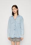 Пальто Noisy May NMALVA SHACKET, цвет light blue denim - фото
