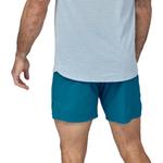 Шорты для бега Patagonia Strider Pro с эластичной тканью, синие - фото 8