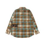 Рубашка A Bathing APE с клетчатым логотипом Aape, коричневый - фото 3