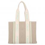 Средняя сумка-тоут Woody Chloé, basic set (bag+dust bag) - фото 4