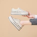 Кеды DAPHNE Skateboard Shoes Women's Low-Top, бежевый - фото 21