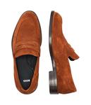 Кожаные мокасины tayil Boss, коричневый - фото 4