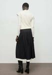 Юбка Mango Pleated skirt, Black/White/Black - фото 3