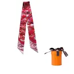 HERMES Шёлковый шарф Твилли унисекс, Red - фото