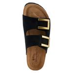 Тапочки-слайды на платформе Spring Step, black suede - фото 4