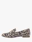 Jangle Leopard Print Loafers Gabor, Beige/Black/Multi - фото 3