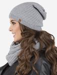 Шапка Vivisence 7017 Set, светло-серый - фото 3