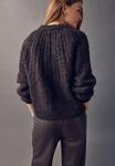 Джемпер Next BLEND CABLE KNIT CREW NECK, Chocolate Brown/Brown - фото 3