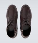 Кожаные шнурованные ботинки Auralee, Brown - фото 4