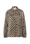 Блуза comma Button-down blouse, Dunkelbraun/Brown - фото 8
