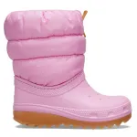 Ботинки Crocs Classic Neo Puff T, розовый - фото 3