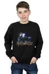 Толстовка с замком Хогвартса Harry Potter, черный - фото