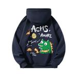 Толстовка унисекс Achs Awake, бордовый - фото 12