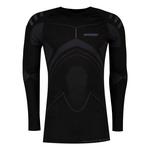 Базовый слой MASSI Thermetic Evolution Carbon Round Neck, черный - фото